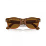 Ray-Ban Wayfarer Shiny Caramel/Polar Brown (53)