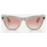 Ray-Ban Skyler Shiny chalky gray/Gradient cinnamon pink (52)