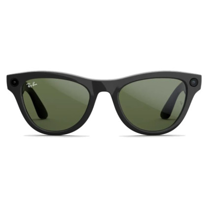 Meta Ray-Ban Skyler Gen2 S52 (RW4014) (F Shiny Black, L G15 Green)