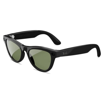 Meta Ray-Ban Skyler Gen2 S52 (RW4014) (F Shiny Black, L G15 Green)