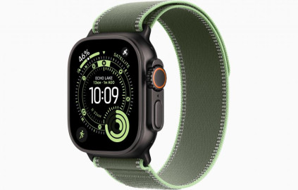 Apple Watch Ultra 3 Black, Green Neon - Trail Loop