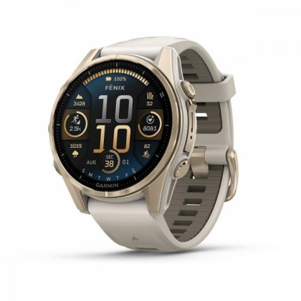 Garmin Fenix 8, 43mm, Gold Sapphire Amoled