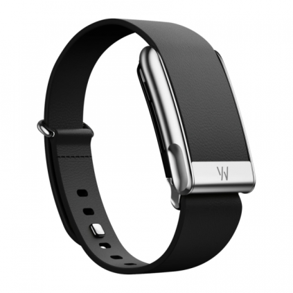 Whoop MG LEATHERLUXE black cream, titanium (L)
